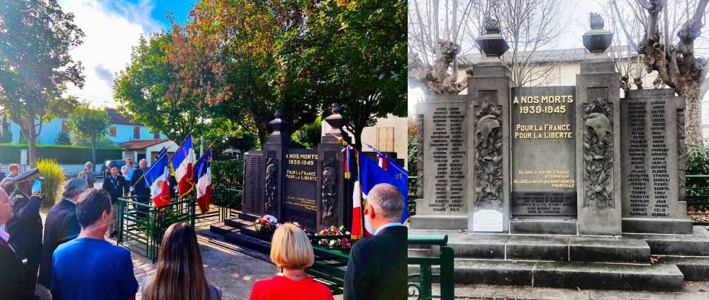 La Plaine, cérémonie 2024 et monument aux morts mis à jour / Photo Annie Frier