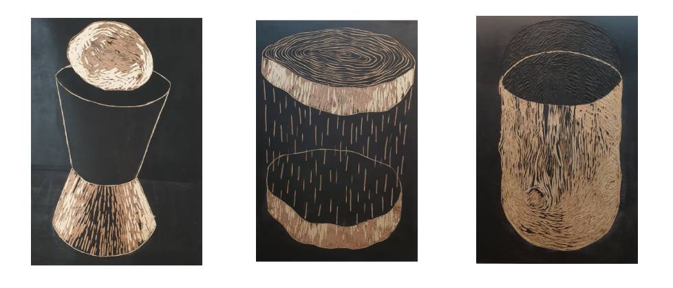 Troncs œuvres de Roland Cognet