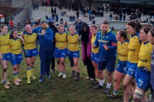 Vincent Fargeas et l'équipe / ASM Romagnat Photo P. Thivat