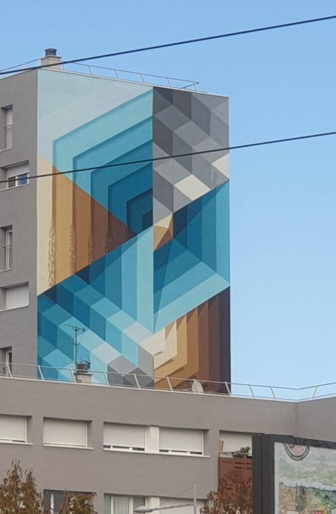 Immeuble fresque de Mr June / Photo 7 Jours à Clermont