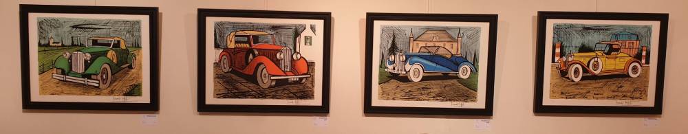lithographies voitures Bernard Buffet