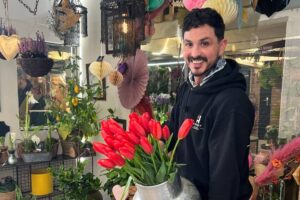 Henry, le fleuriste / Photo Dorian Blanot