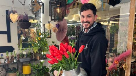 Henry, le fleuriste / Photo Dorian Blanot