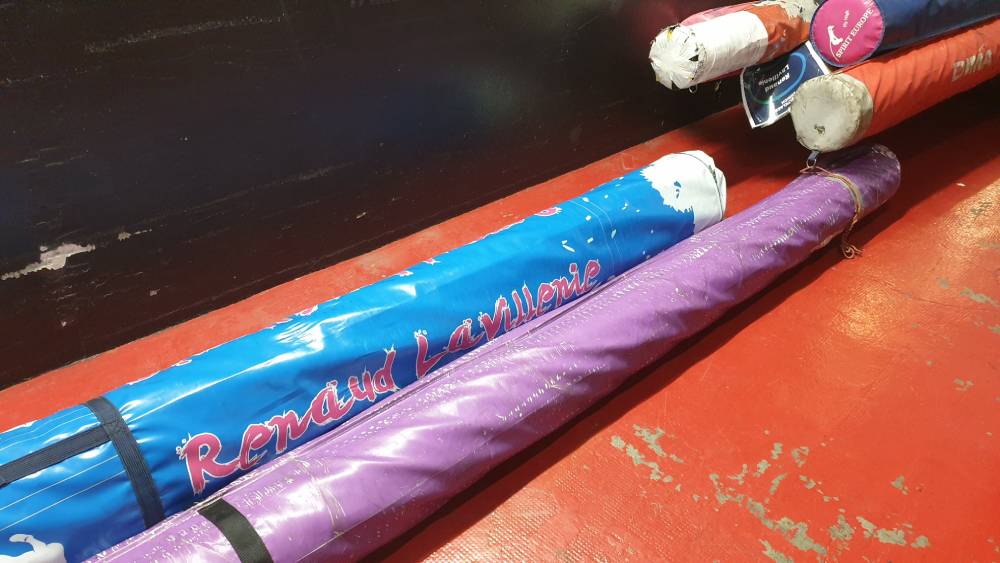 Sac de perches de Renaud Lavilennie / Photo 7 Jours à Clermont