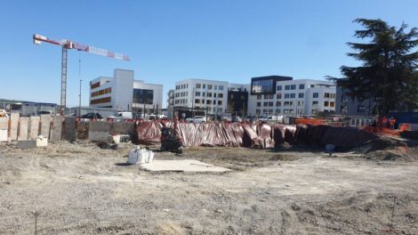 Chantier du P+R La Pardieu-Cristal / Photo 7 Jours à Clermont