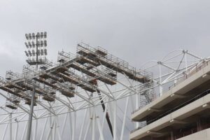 Nouvelle charpente du stade Montpied Photo 7 Jours à Clermont