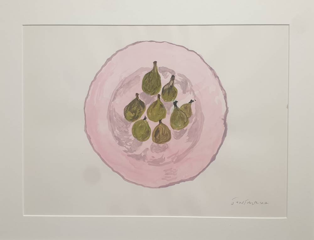 Assiette de figues par June Treister