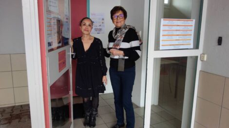 Dalila Cherifi et Marie-Rose Gremeau / Photo Patrick Foulhoux
