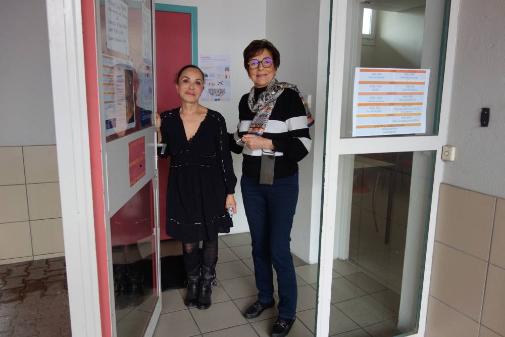 Dalila Cherifi et Marie-Rose Gremeau / Photo Patrick Foulhoux