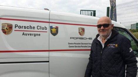 Marc Payan, pdt du Club Porsche Auvergne à Magny-Cours / Photo 7 Jours à Clermont