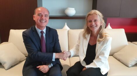 Pierre Foucry pdt CEPAL et Valérie Durand-Roche DG CHU /Photo 7 Jours à Clermont