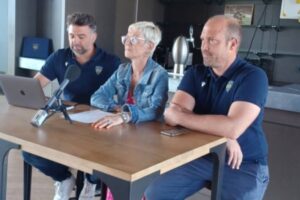 Le staff de l’ASM Rugby Féminin / Photo Philippe Thivat