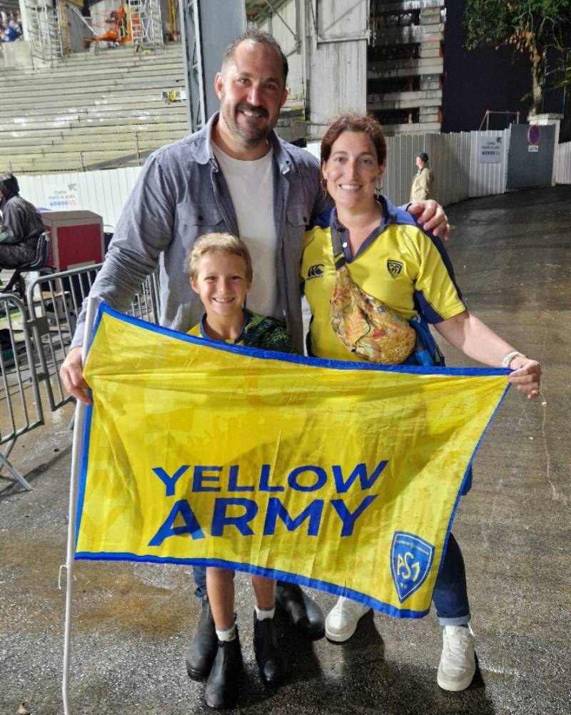 Rencontre avec l'ancien Assemiste Scott Spedding et son fils / Photo DR