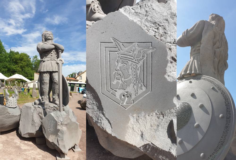 Vercingétorix, œuvre atelier Courtadon 2 _ Photo 7 Jours à Clermont