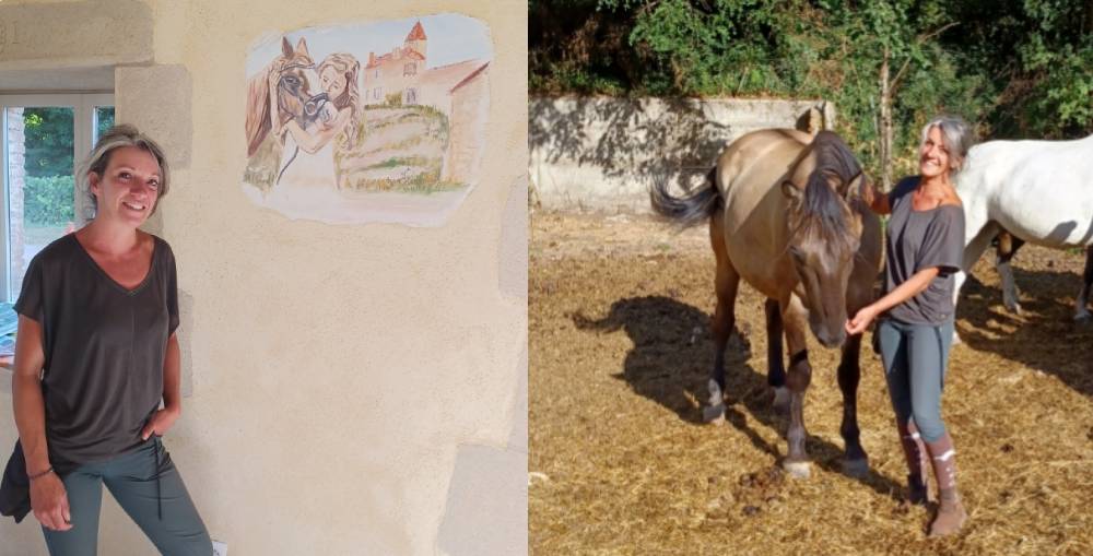 Ingrid Balestrino et les chevaux Photos Philippe Thivat