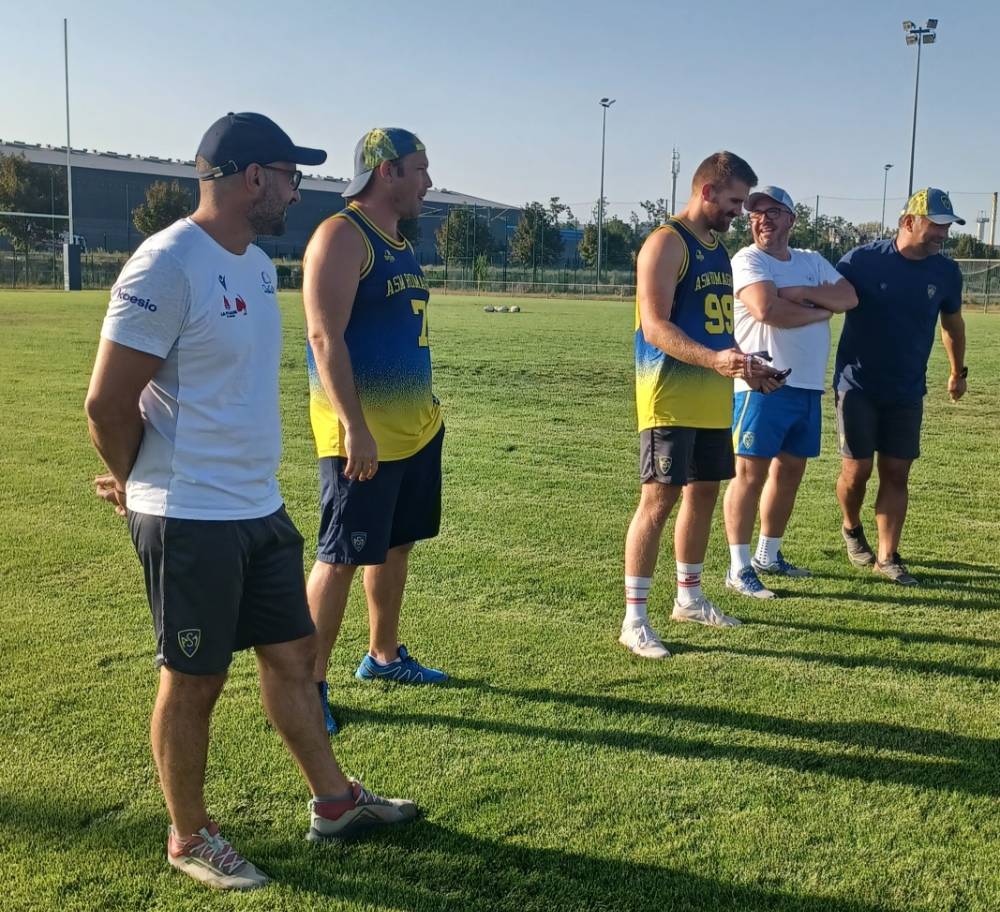 Staff ASM Rugby Féminin / Photo Philippe Thivat