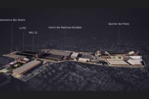 Plan de la requalification de Cataroux / Document Michelin