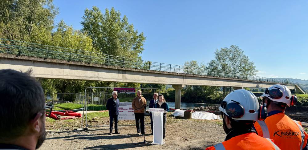 Lancement officiel des travaux de la passerelle (c) Clermont Métropole