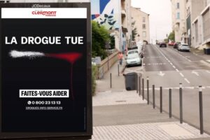 La drogue tue Panneau JCDecaux