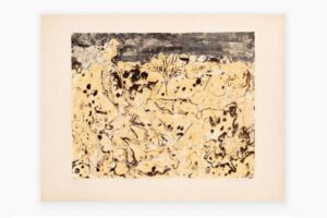 Dubuffet Solitudes, 1953, lithographie, édition de 10 exemplaires et 5 HC, 50 x 65,5 cm
