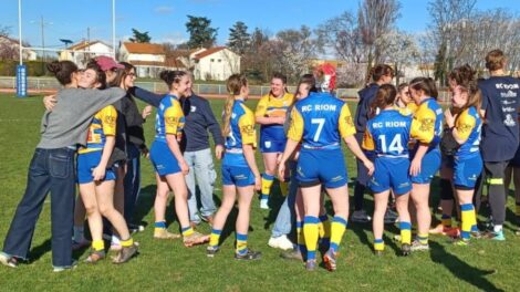 Joueuses du Rugby Riom Féminin Photo Philippe Thivat