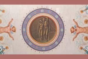 Plafond du Cabinet des antiques, musée Mandet, par Alphonse Cornet Photo RLV