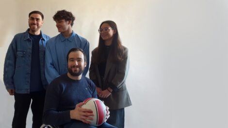 Team Cepal 2026. M.Pecaud, Lucky, L. Morceau et T. Valentim /Photo O. Perrot