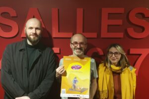 Philippe, Sébastien et Éloïse, une grande partie de l'équipe d'organisation d'Animade in France /Photo Olivier Perrot