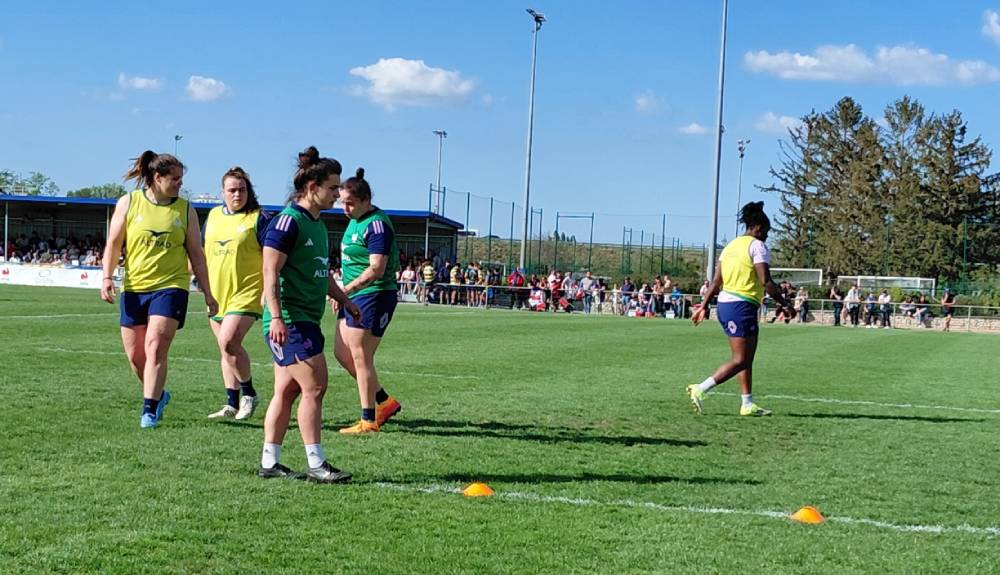 Entrainement avec Mathilde Lazarko Photo P. Thivat