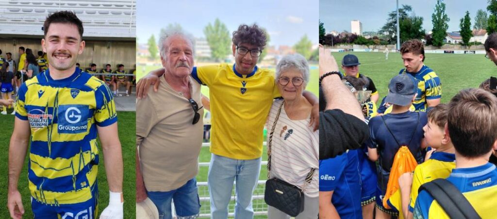 Joueurs de l'ASM à Vichy