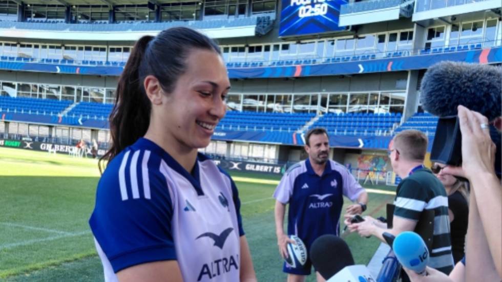 Manae Feleu capitaine et François Ratier coach Photo Philippe Thivat