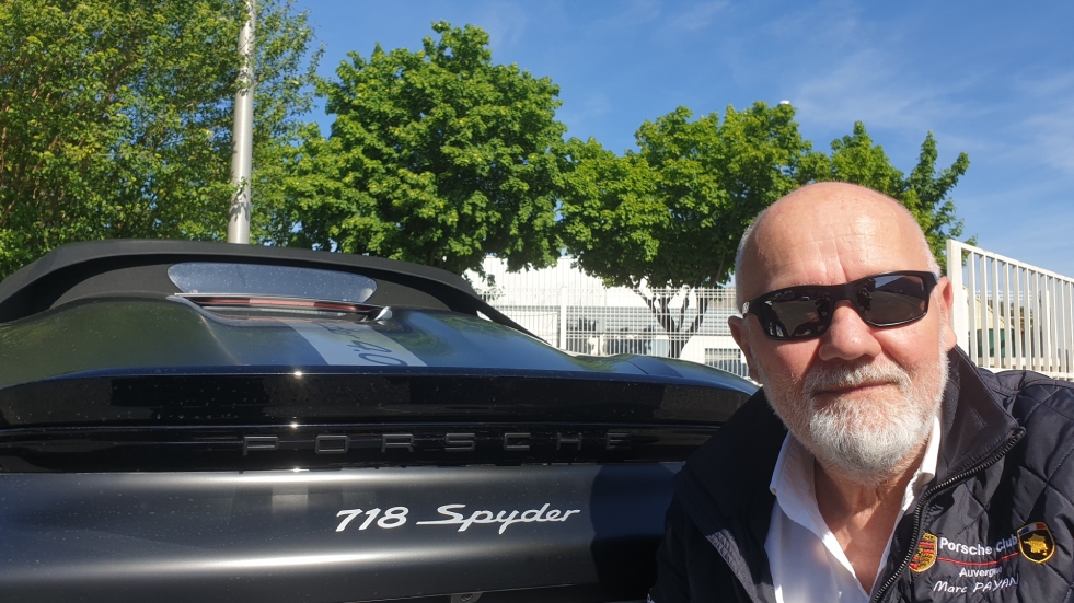 Marc Payan et sa Porsche 718 Spyder Photo 7 Jours à Clermont