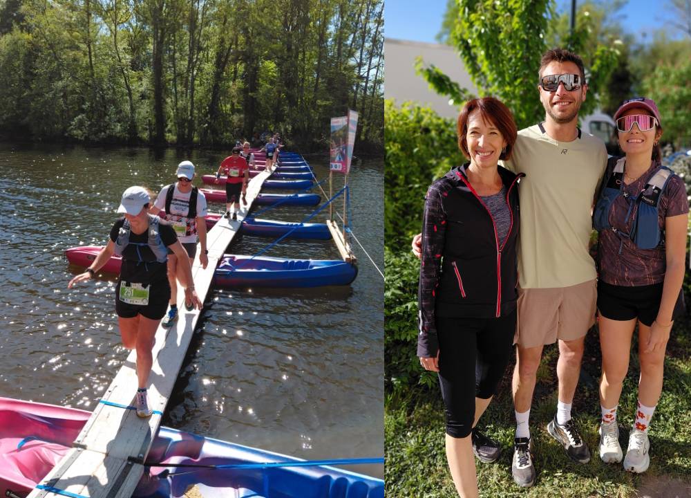 Traversée de la Sioule Doriane, Mikael et Nathalie Photos P. Thivat