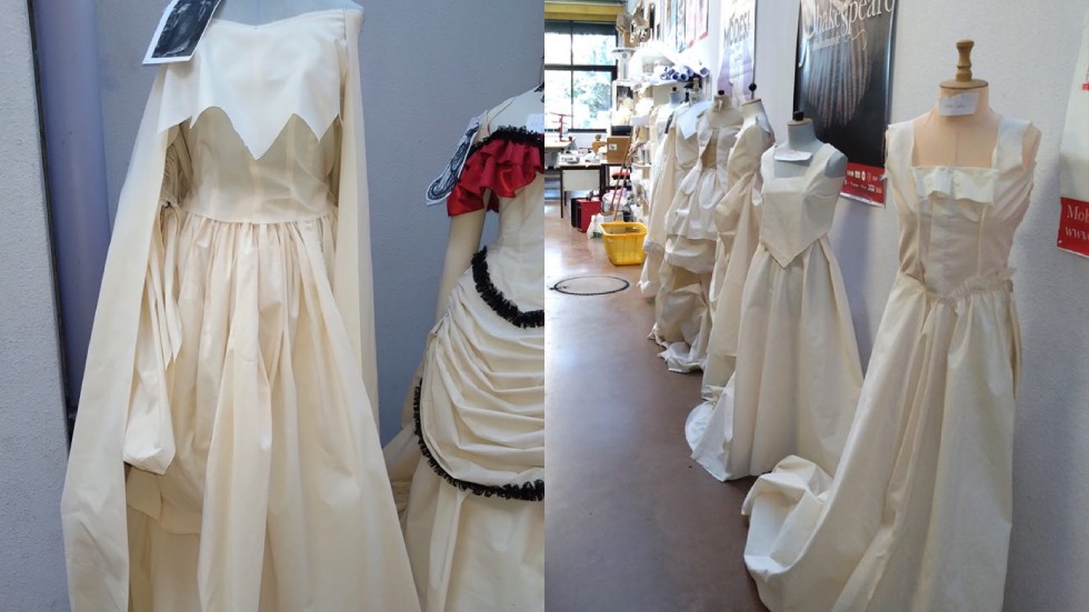 Prototypes des costumes pour “Les Œuvres prennent vie”