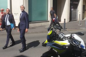 Julien Bony et Laurent Wauquiez Photo 7 Jours à Clermont