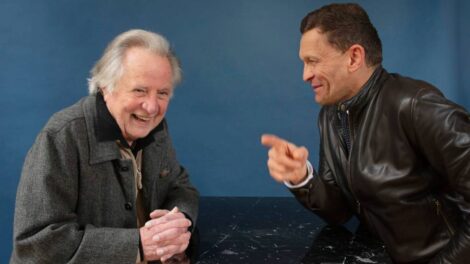 Régis Debray et Sylvain Tesson Photo éditions Gallimard Francesca Mantovani