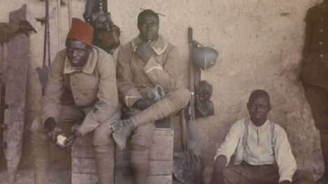 Tirailleurs d'Afrique Autochrome 1917 Paul Castelnau