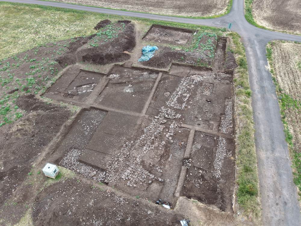 Le chantier de Corent ouvert en 2026, vue du Sud Photo Conseil départemental 63