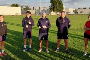 Le staff de l'équipe ASM RF Espoirs Photo Philippe Thivat