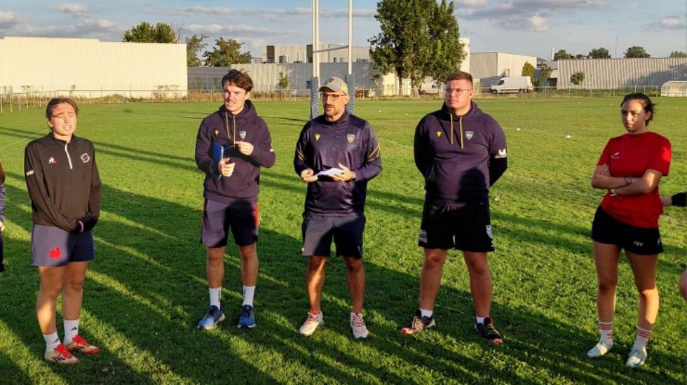 Le staff de l'équipe ASM RF Espoirs Photo Philippe Thivat