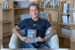 Christophe Grégoire et son livre Le Mont Mouchet Photo Deborée