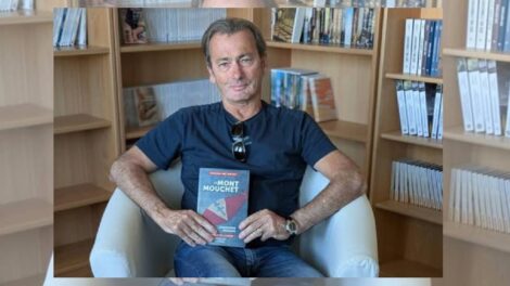 Christophe Grégoire et son livre Le Mont Mouchet Photo Deborée
