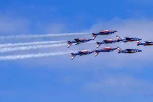 La Patrouille de France, souvent invitée de Cervolix Photo Pexels Breizh Cliches