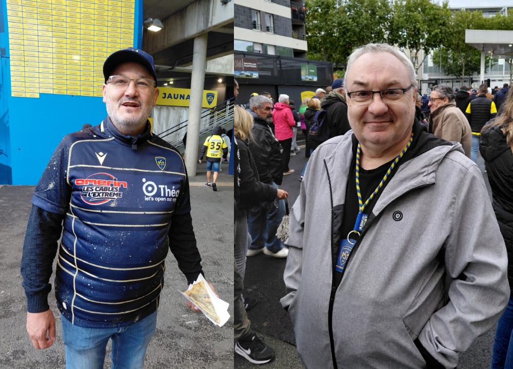 Richard et Patrick, supporters de l'ASM