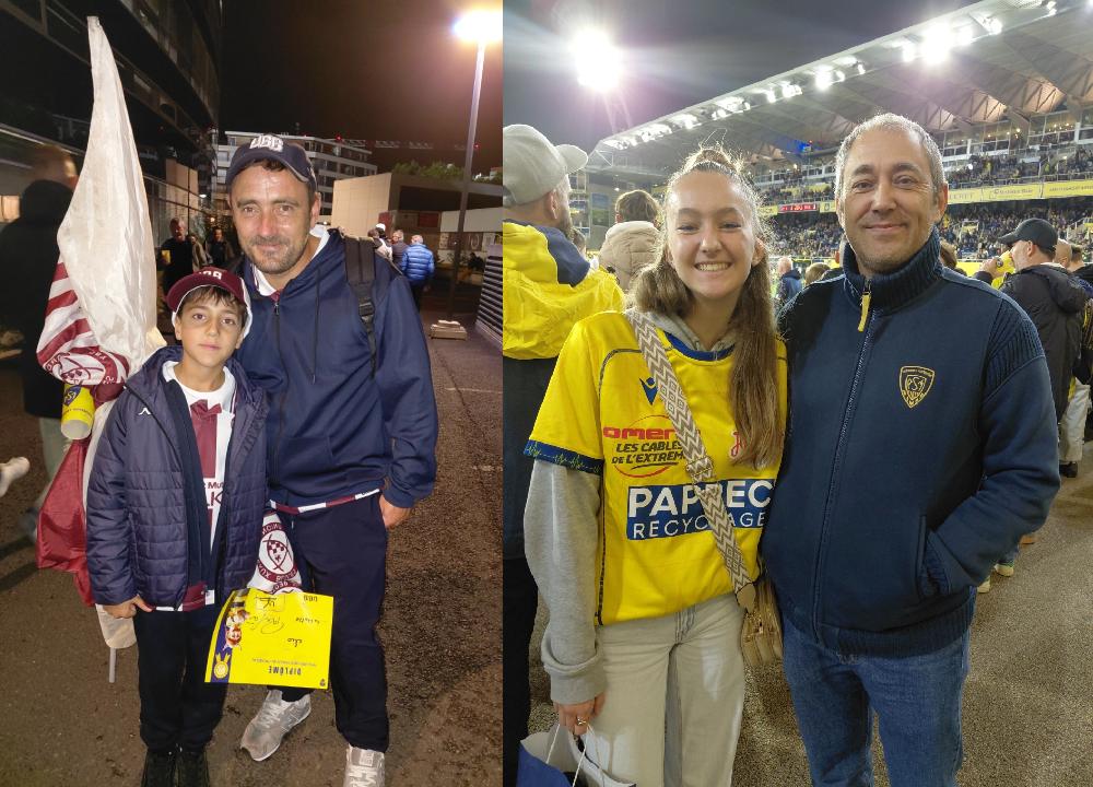 Supporters UBB et ASM Photos Philippe Thivat