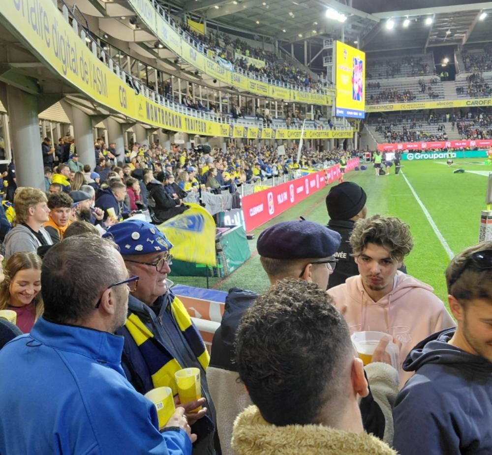 Supporters de l'ASM Photo Philippe Thivat