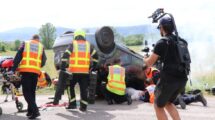 Tournage de "Une décision, une vie" film des Cadets de la Gendarmerie / Photo Kevin le Gouguec